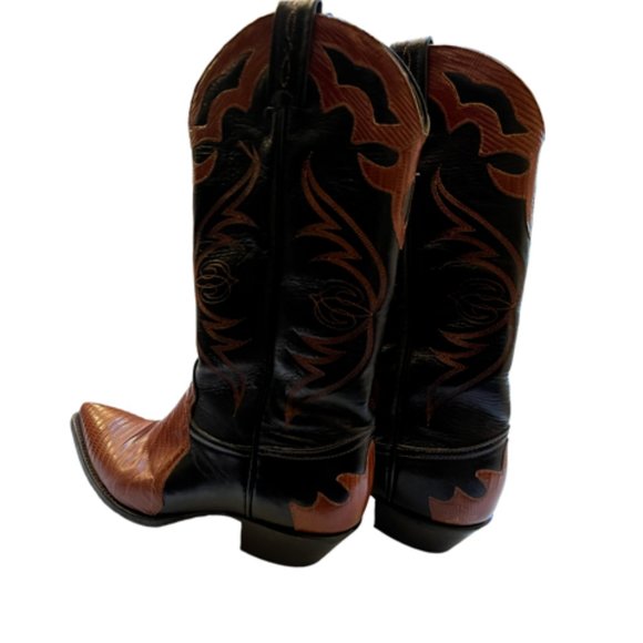 Vintage Rockabilly Tony Lama Lizard Boots - Picture 2 of 3